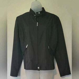 NWOT Regent Park, lightweight, full zip, black jacket, size Large